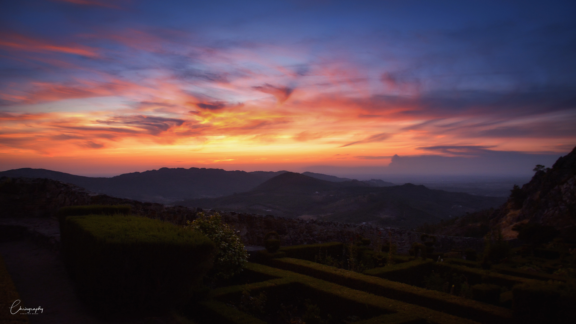 Sonnenuntergang in Marvao