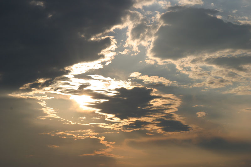 Sonnenuntergang in Masurien (Polen)