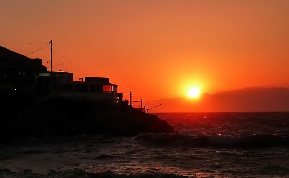 Sonnenuntergang in Matala