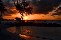 Sonnenuntergang in Mauritius