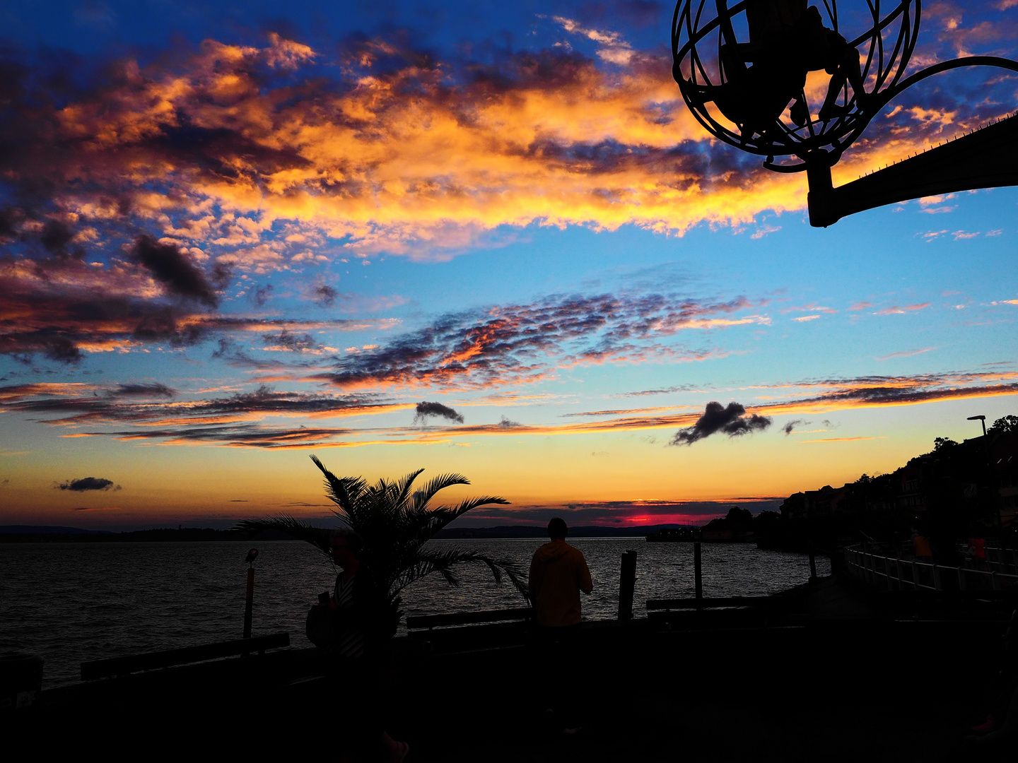 Sonnenuntergang in Meersburg