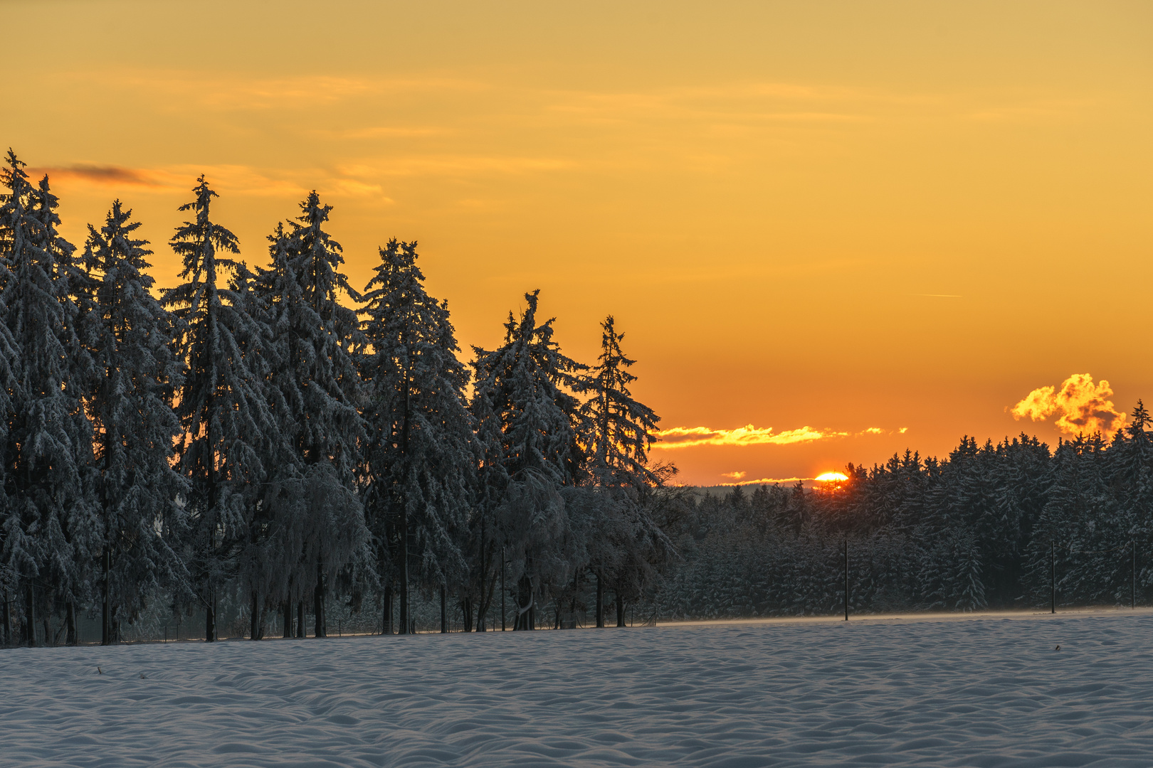  Sonnenuntergang in Mehltheuer 