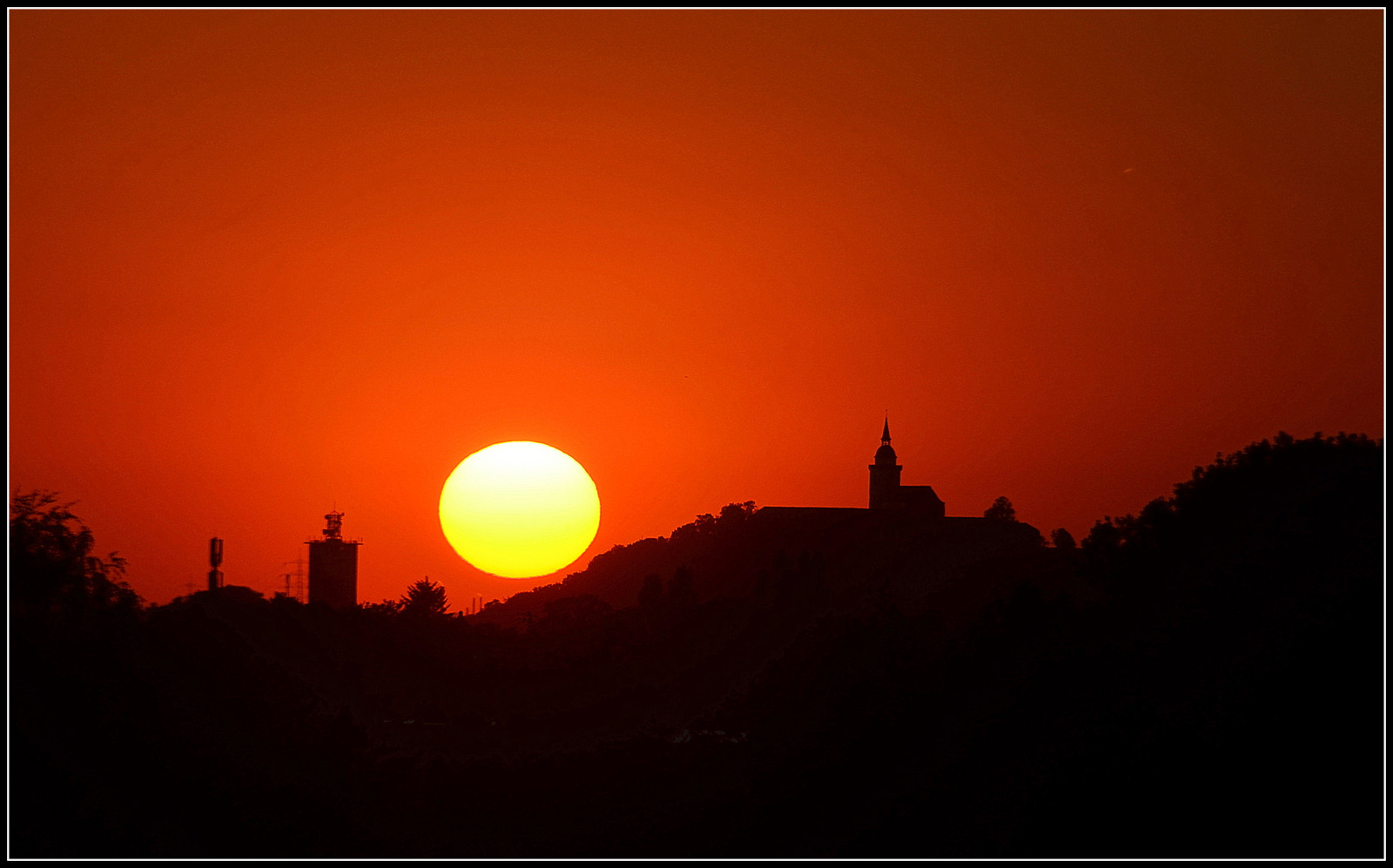 Sonnenuntergang in meiner Heimat...