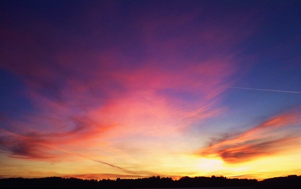 Sonnenuntergang in Memmingen