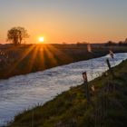 Sonnenuntergang in Merfeld