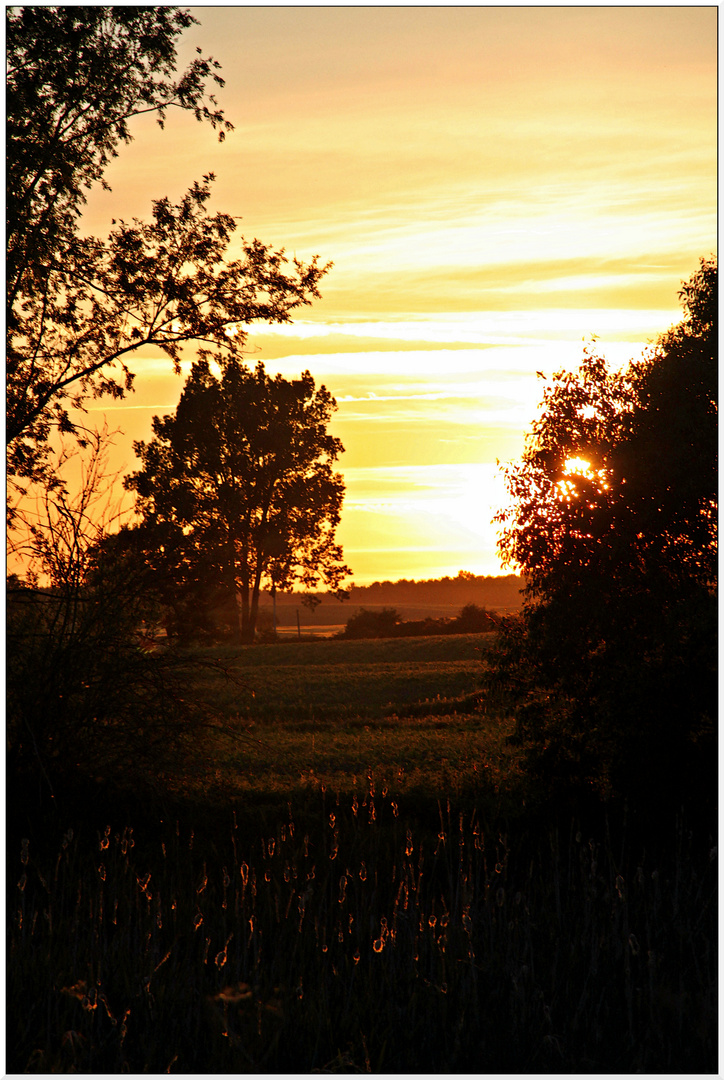 Sonnenuntergang in Mestlin