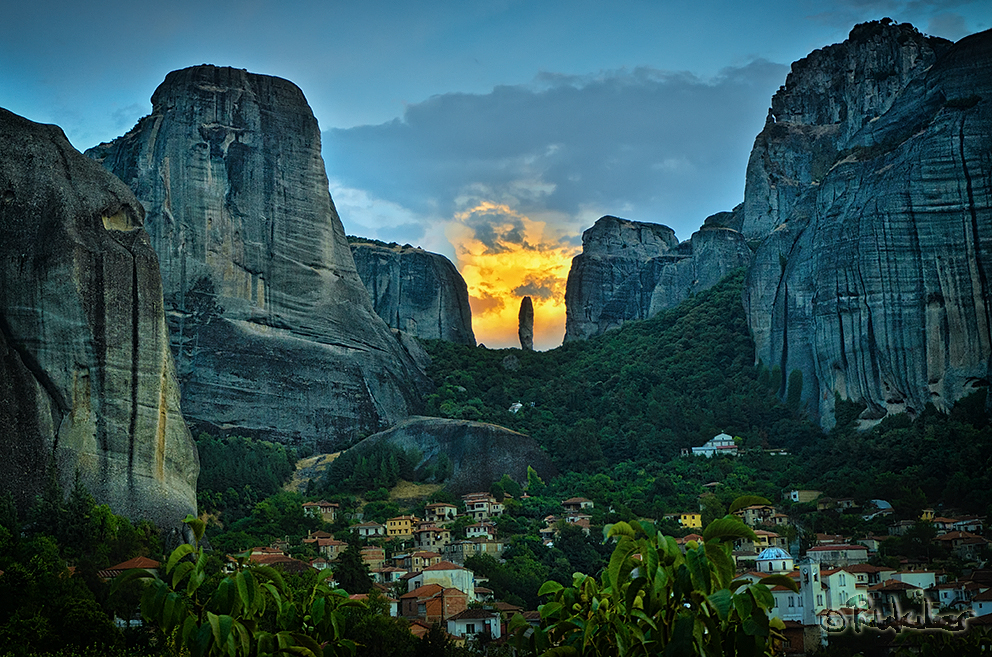 Sonnenuntergang in Meteora