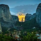 Sonnenuntergang in Meteora