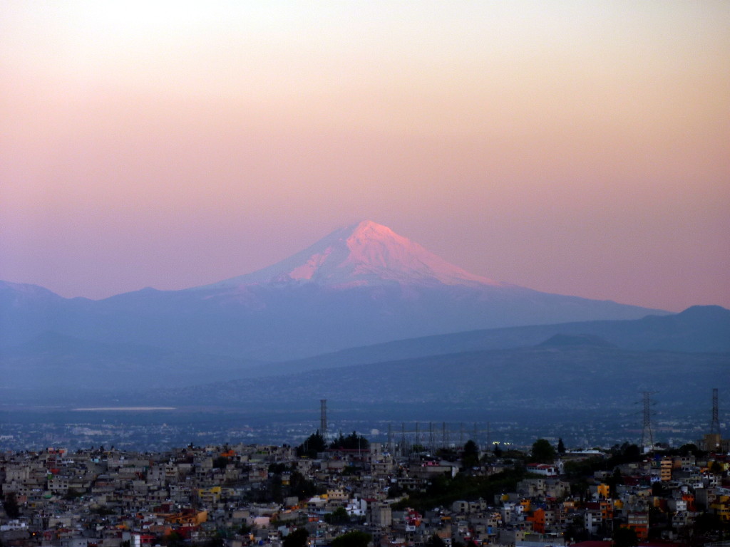 Sonnenuntergang in Mexiko City