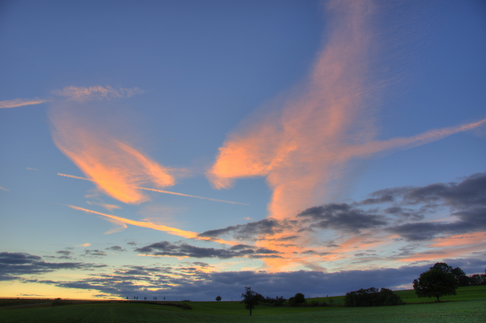 Sonnenuntergang in Mötzingen