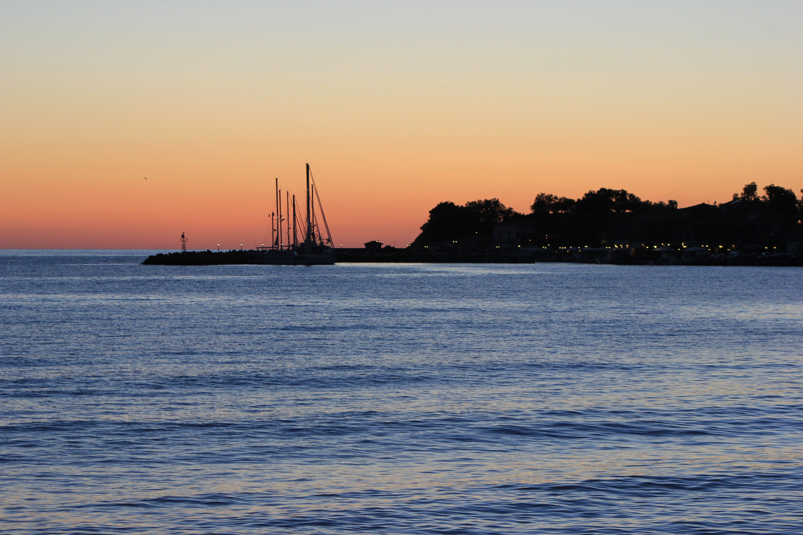 Sonnenuntergang in Molivos