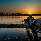 Sonnenuntergang in Mondorf am Rhein