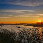 Sonnenuntergang in Monheim am Rhein