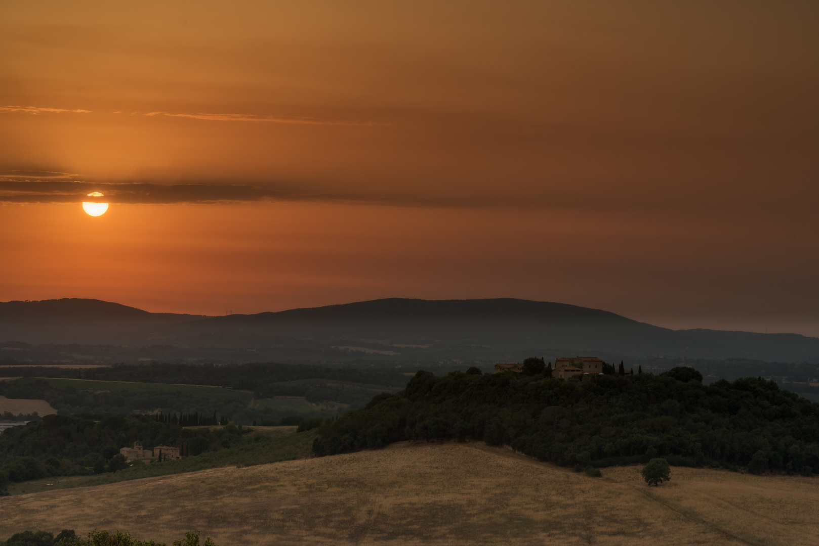 Sonnenuntergang in Monteriggione II