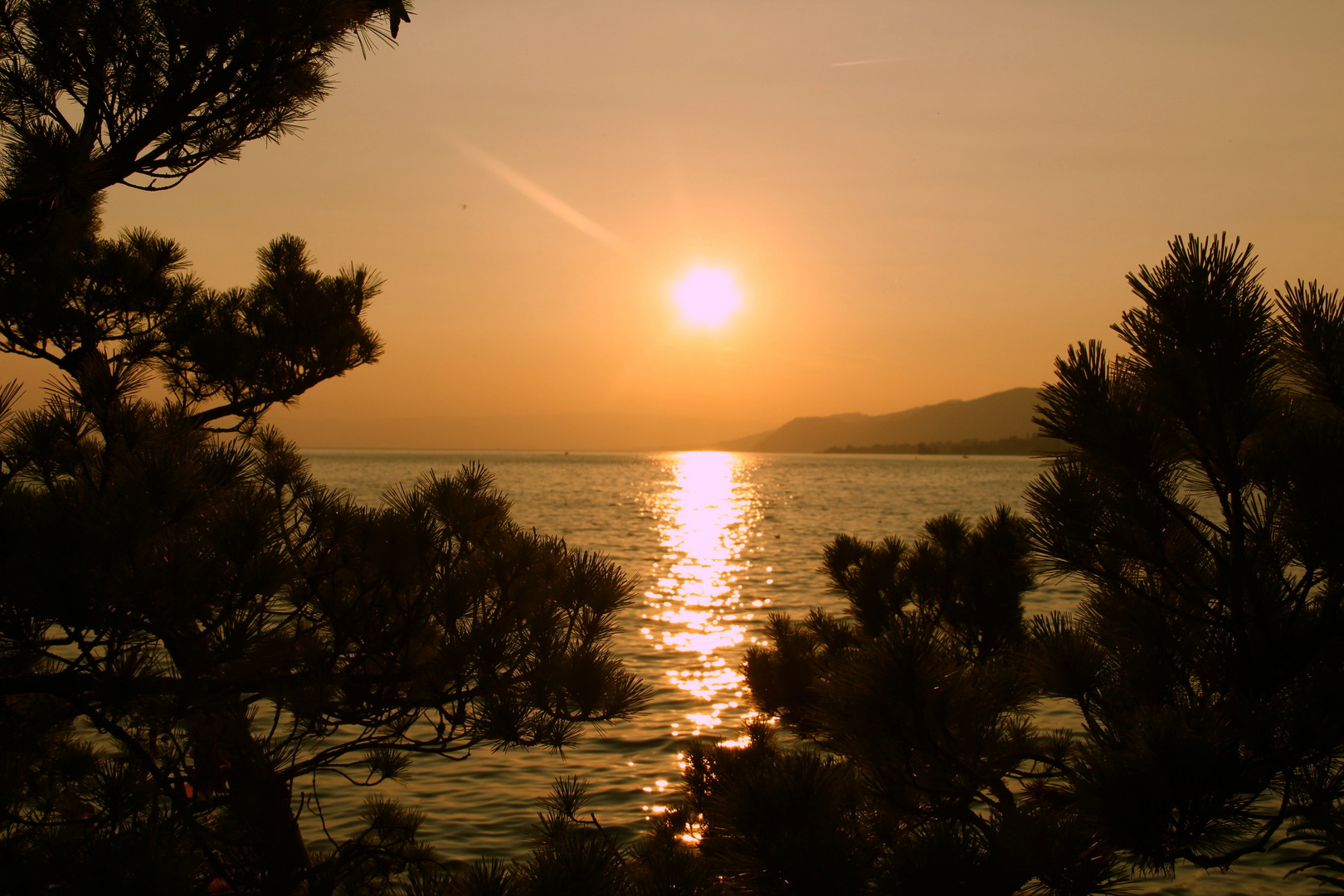 Sonnenuntergang in Montreux 2013 (Seriebild Nr. 2)