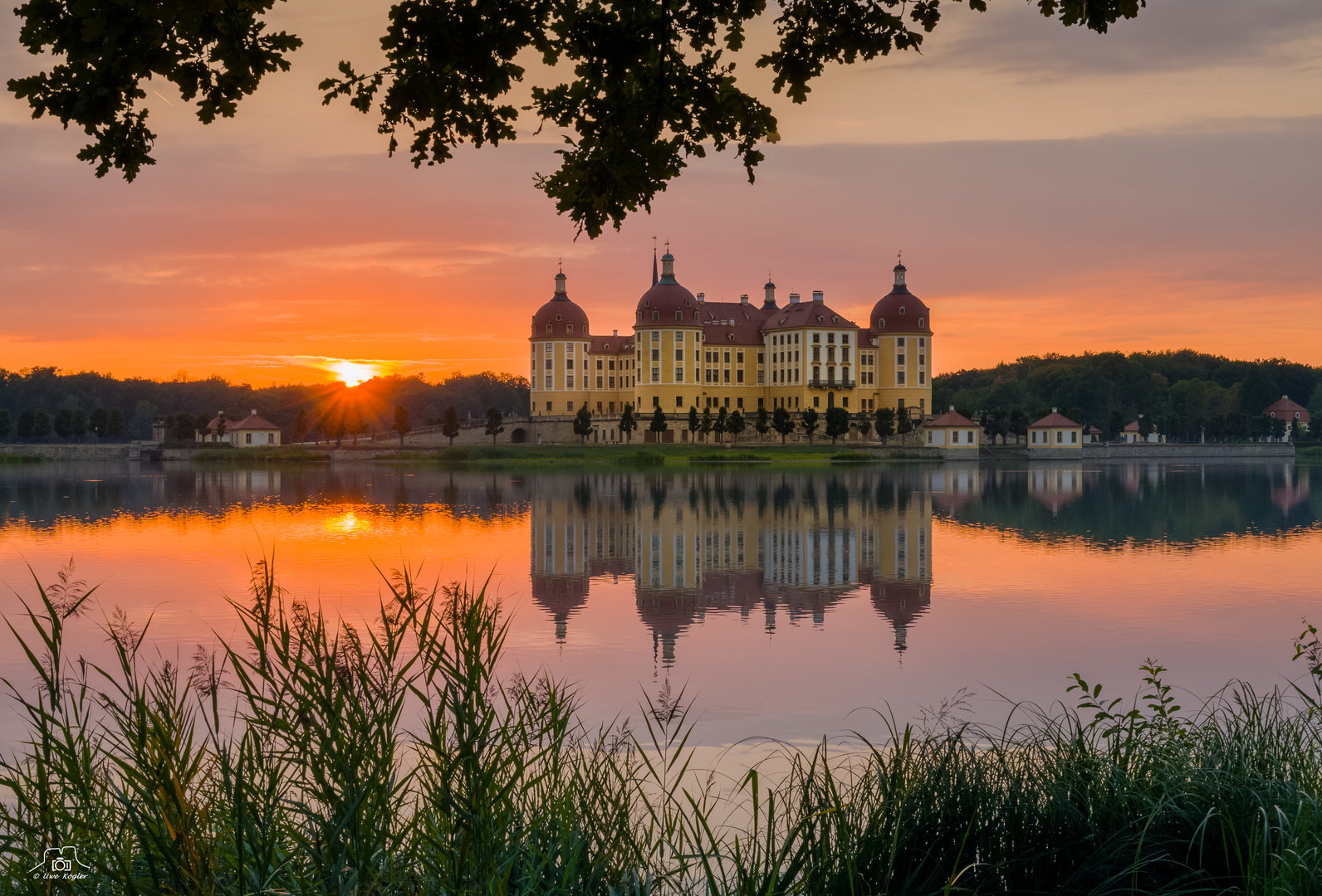 Sonnenuntergang in Moritzburg