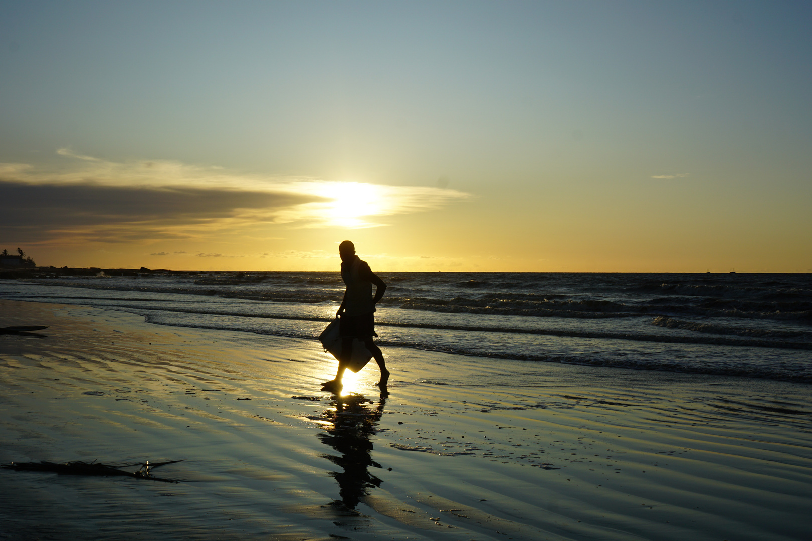 Sonnenuntergang in Morondava