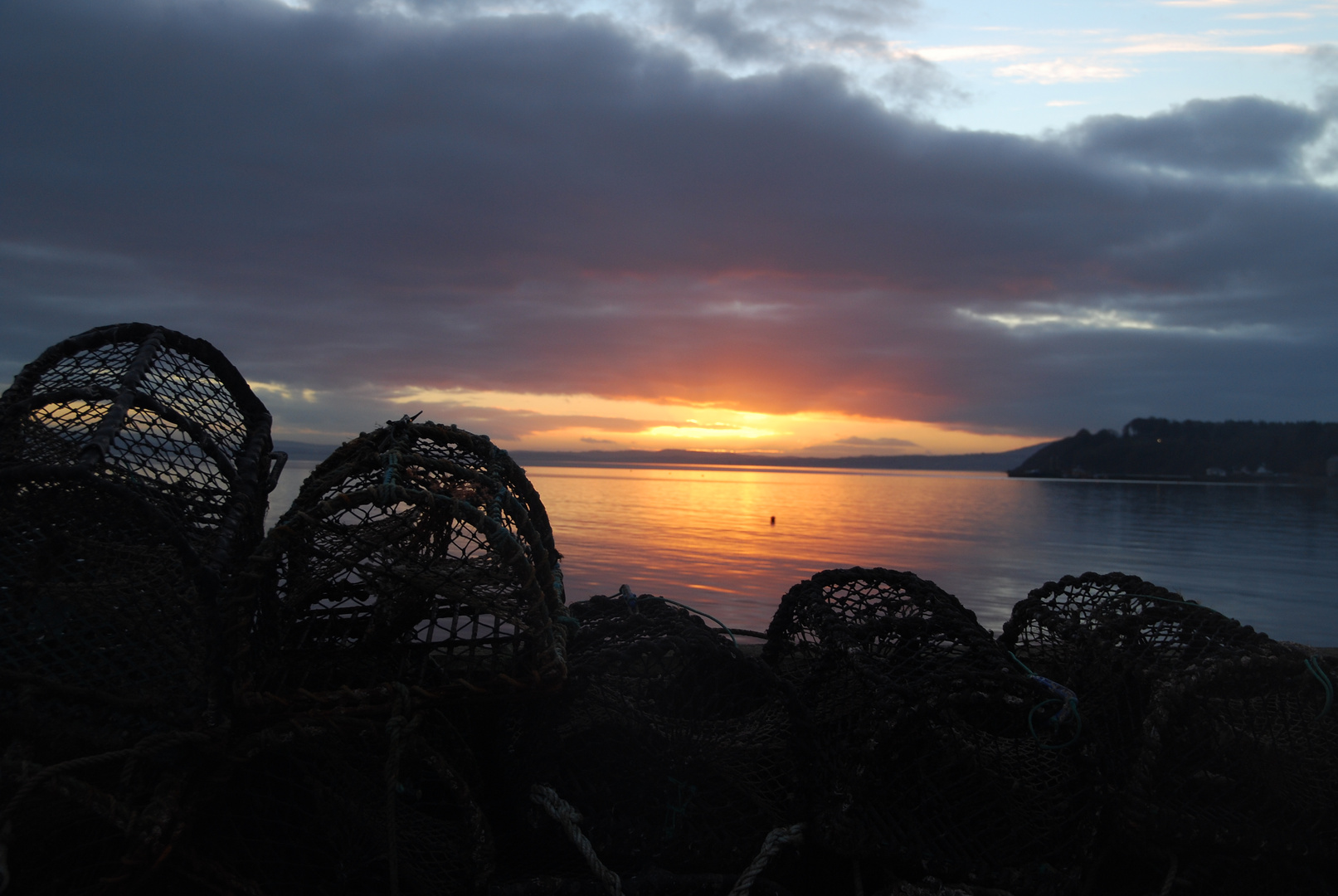 Sonnenuntergang in Moville, Co. Donegal