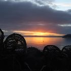 Sonnenuntergang in Moville, Co. Donegal