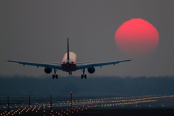 Sonnenuntergang in München