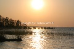 Sonnenuntergang in Müritz