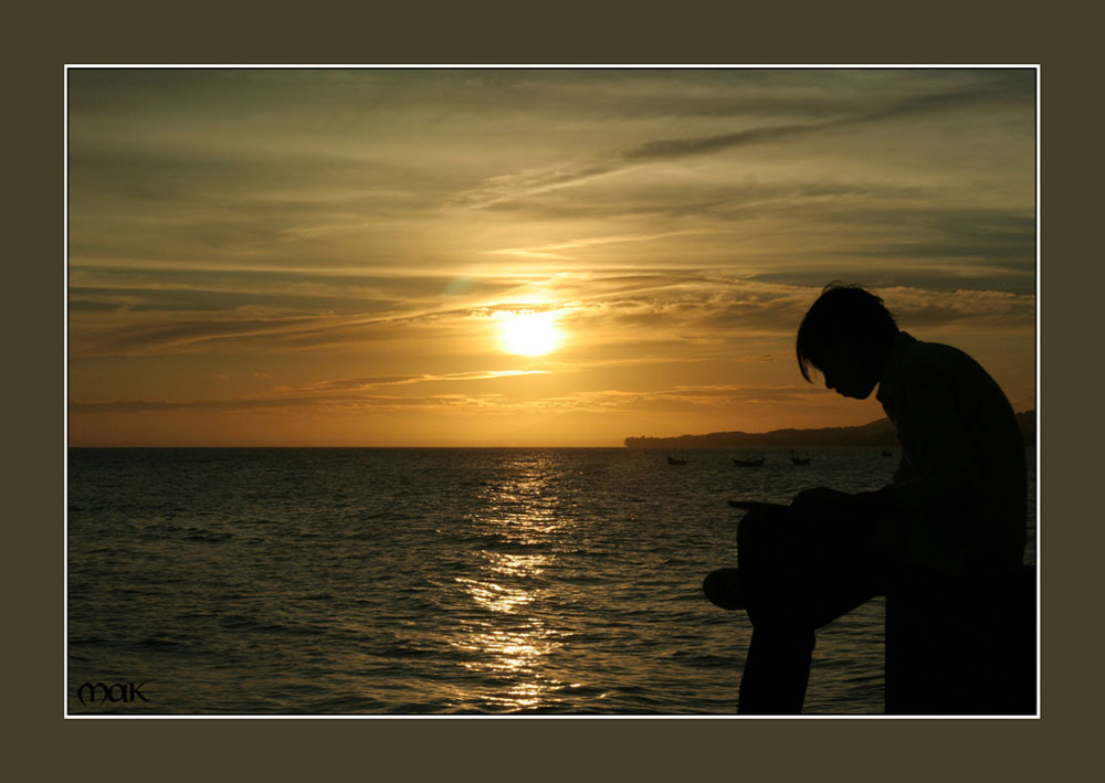 Sonnenuntergang in Mui Ne, Vietnam