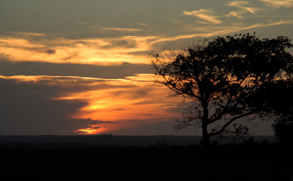 Sonnenuntergang in Mupalanga