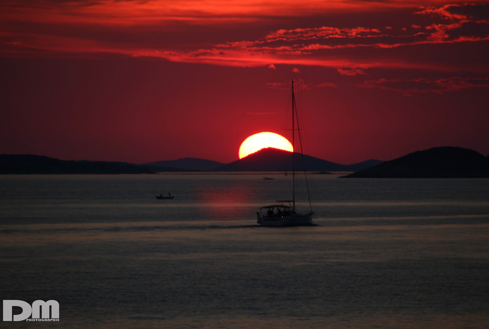 Sonnenuntergang in Murter