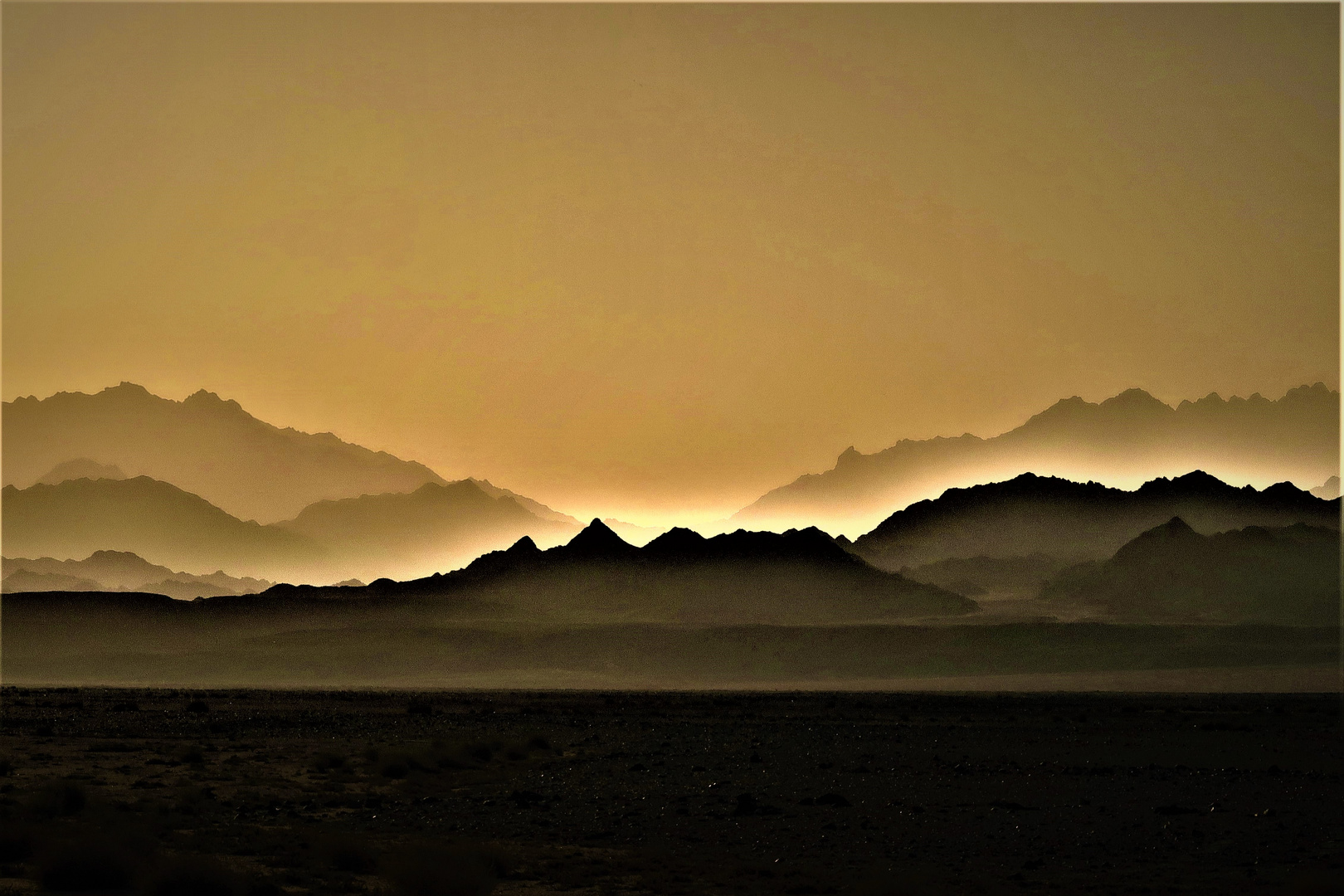 Sonnenuntergang in Nabeq Nationalpark