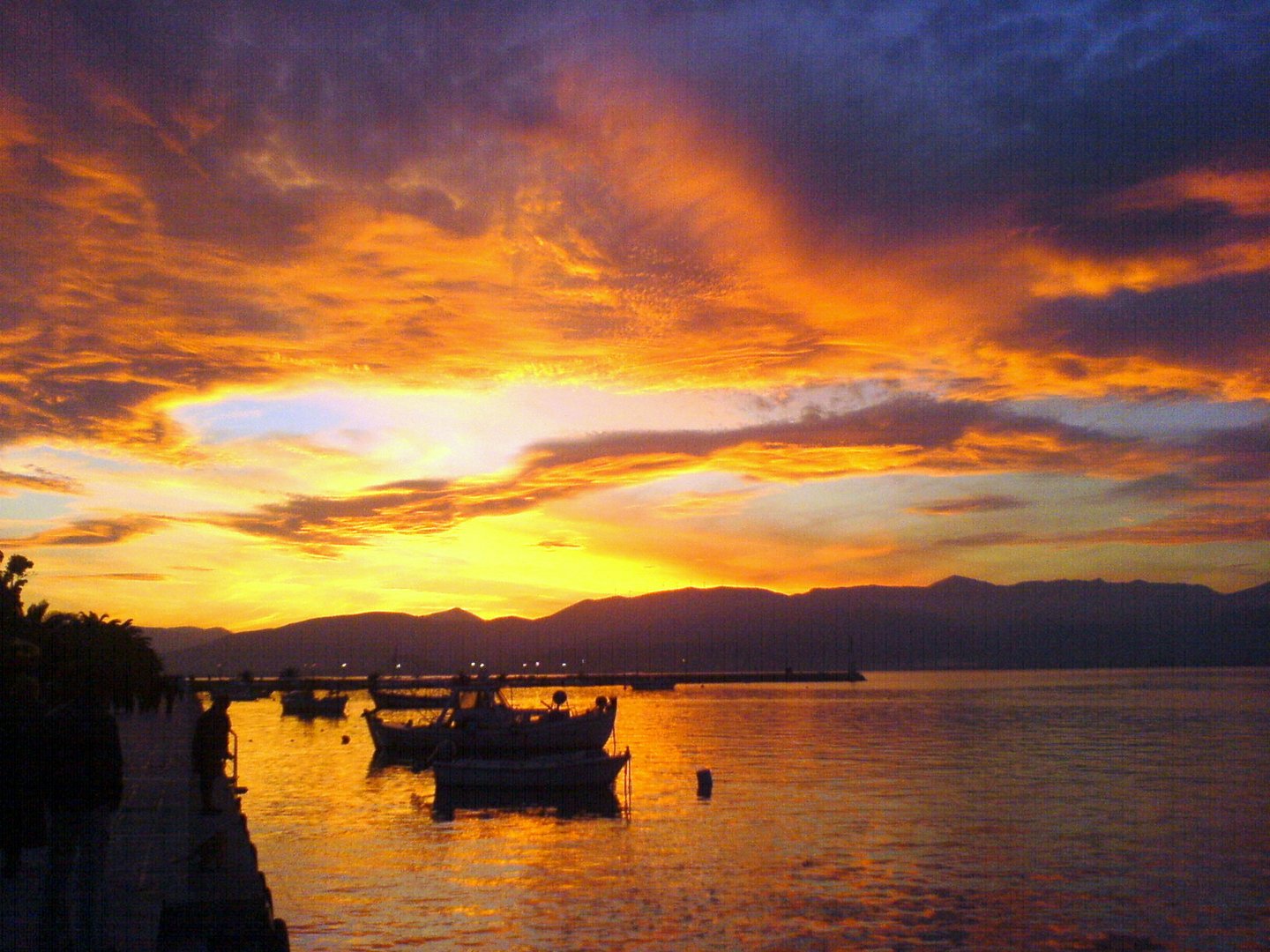 Sonnenuntergang in Nafplio