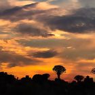 Sonnenuntergang in Namibia