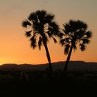 Sonnenuntergang in Namibia 2008