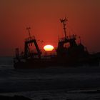 Sonnenuntergang in Namibia