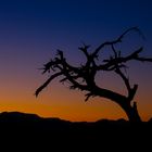 Sonnenuntergang in Namibia