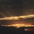 Sonnenuntergang in Namibia