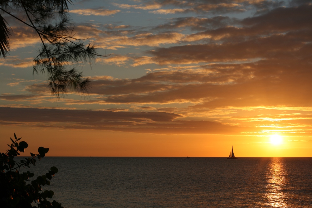 Sonnenuntergang in Naples