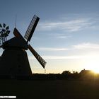 Sonnenuntergang in Nebel auf Amrum