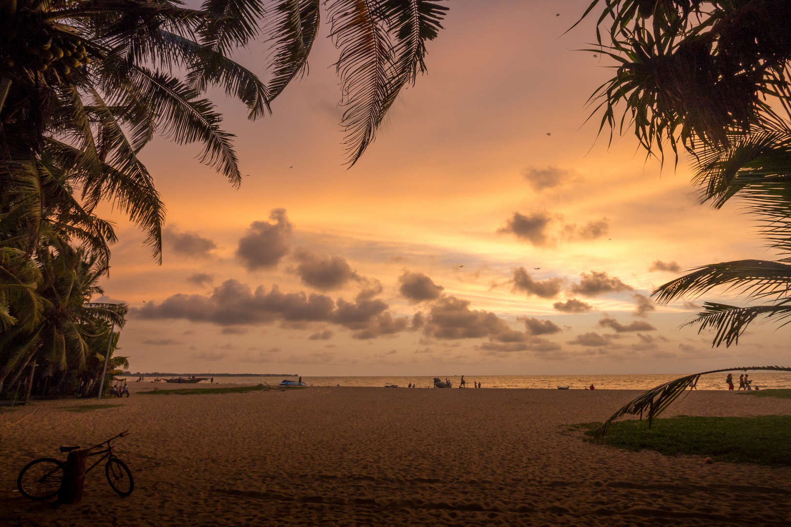 Sonnenuntergang in Negombo