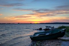 Sonnenuntergang in Neu Reddevitz / Rügen