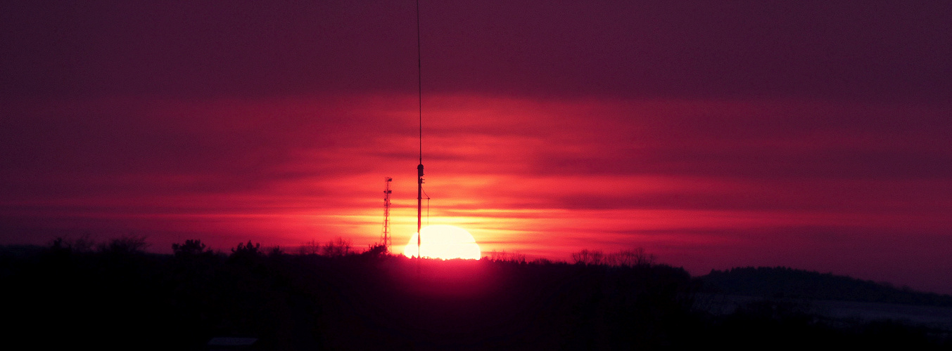 Sonnenuntergang in Neubrandenburg
