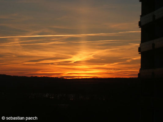 Sonnenuntergang in Neubrandenburg