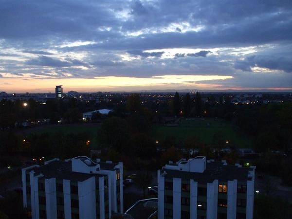 Sonnenuntergang in Neuenheimer Feld