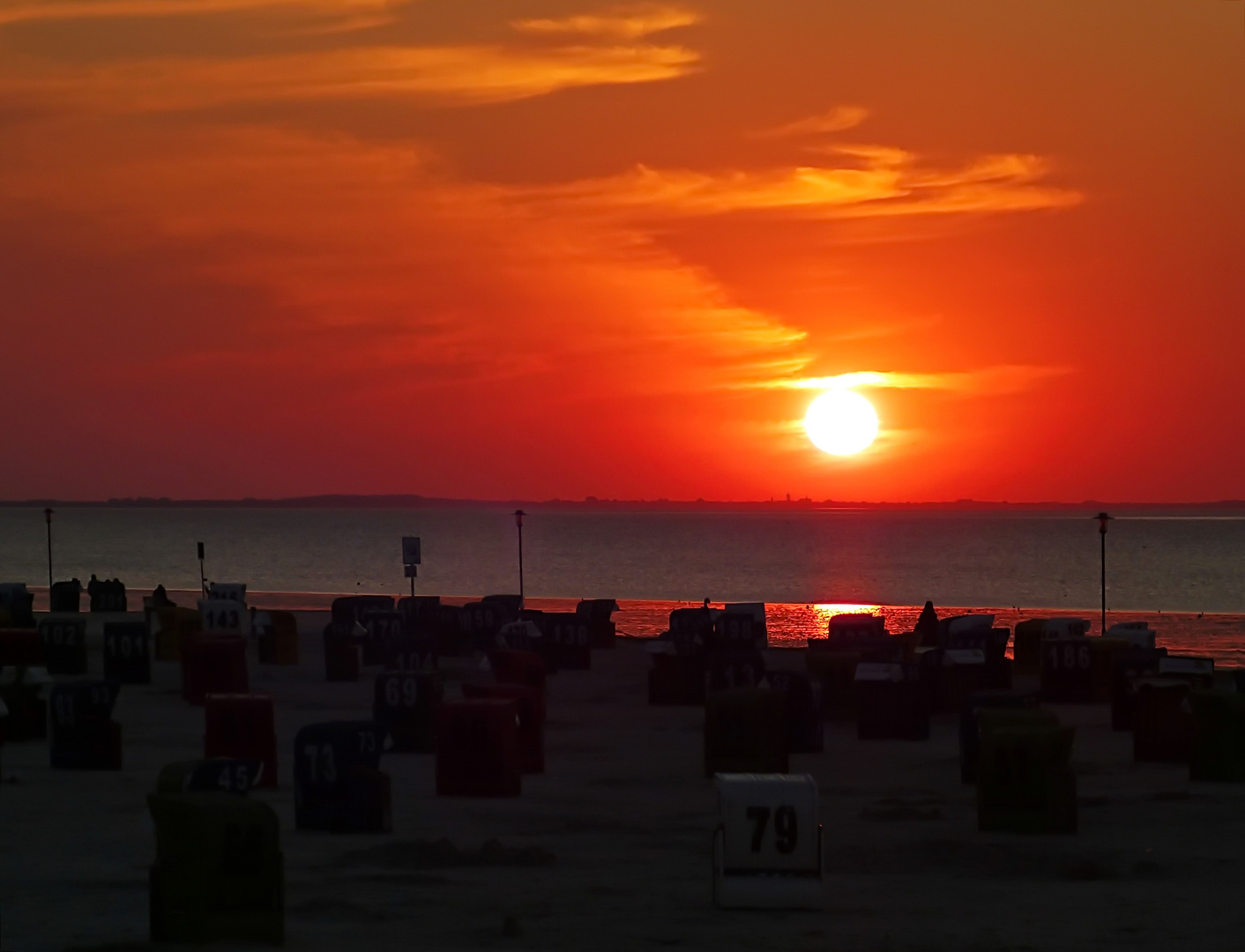 Sonnenuntergang in Neuharlingersiel