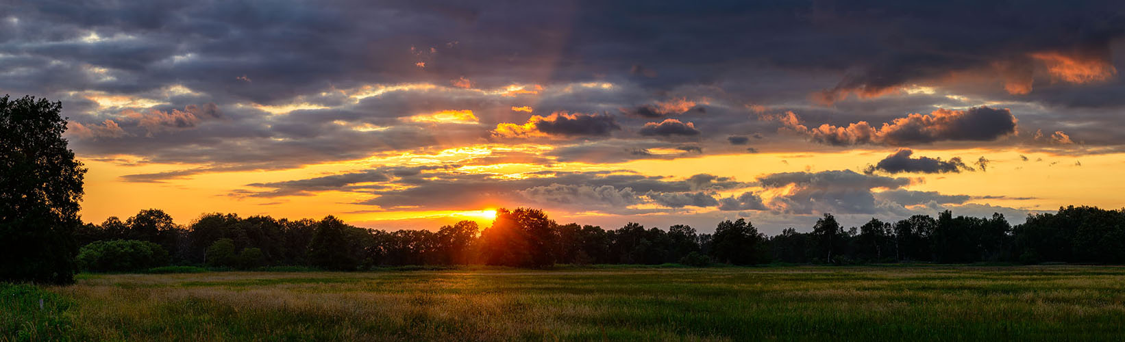 Sonnenuntergang in Neuholland, Oberhavel