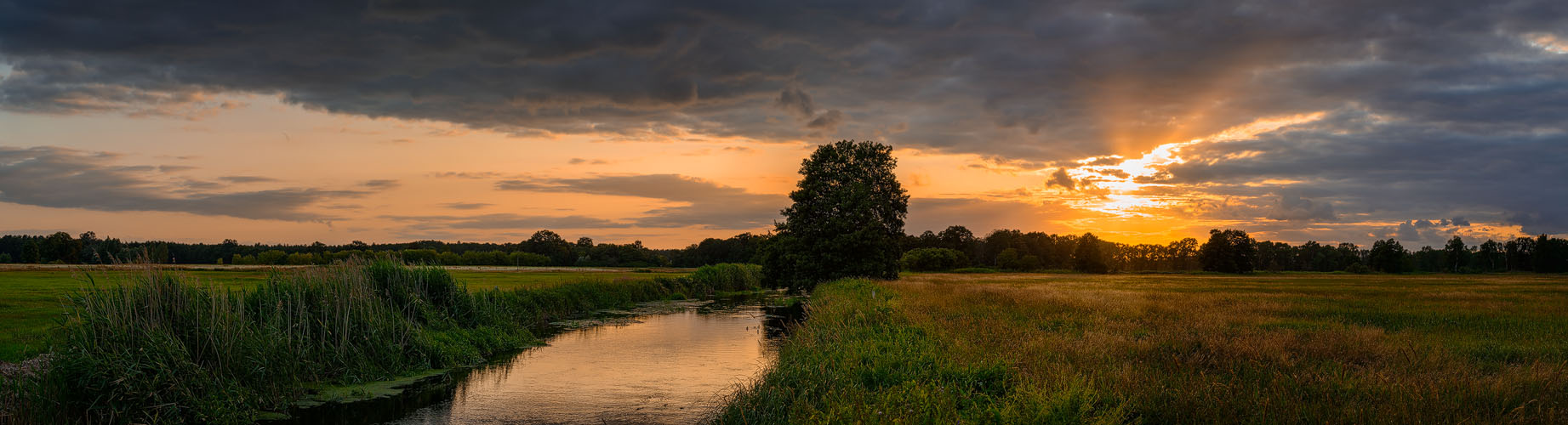 Sonnenuntergang in Neuholland, Oberhavel 2