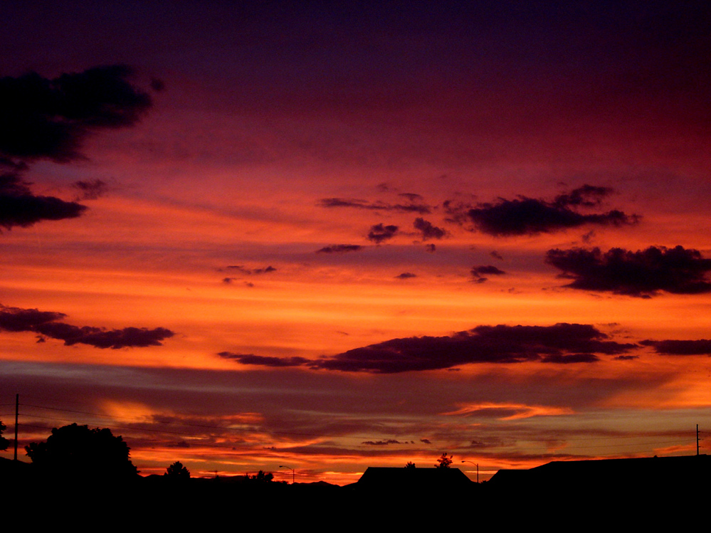 Sonnenuntergang in Nevada