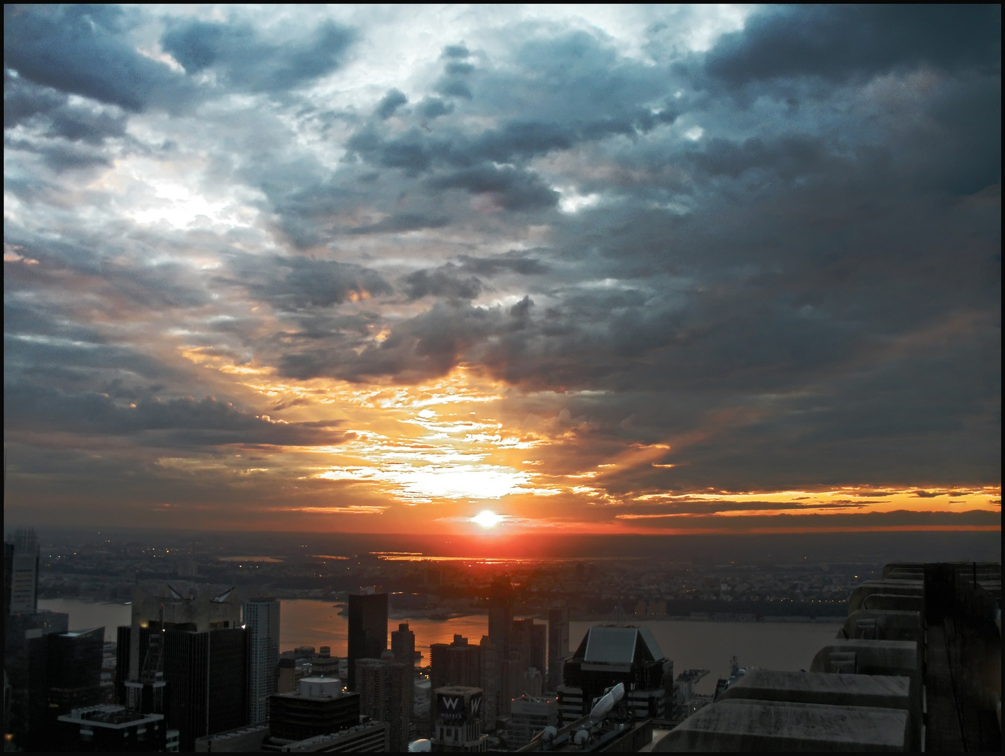 Sonnenuntergang in New York