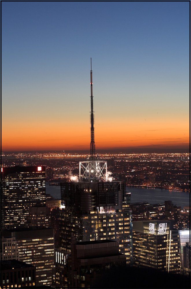 Sonnenuntergang in New York