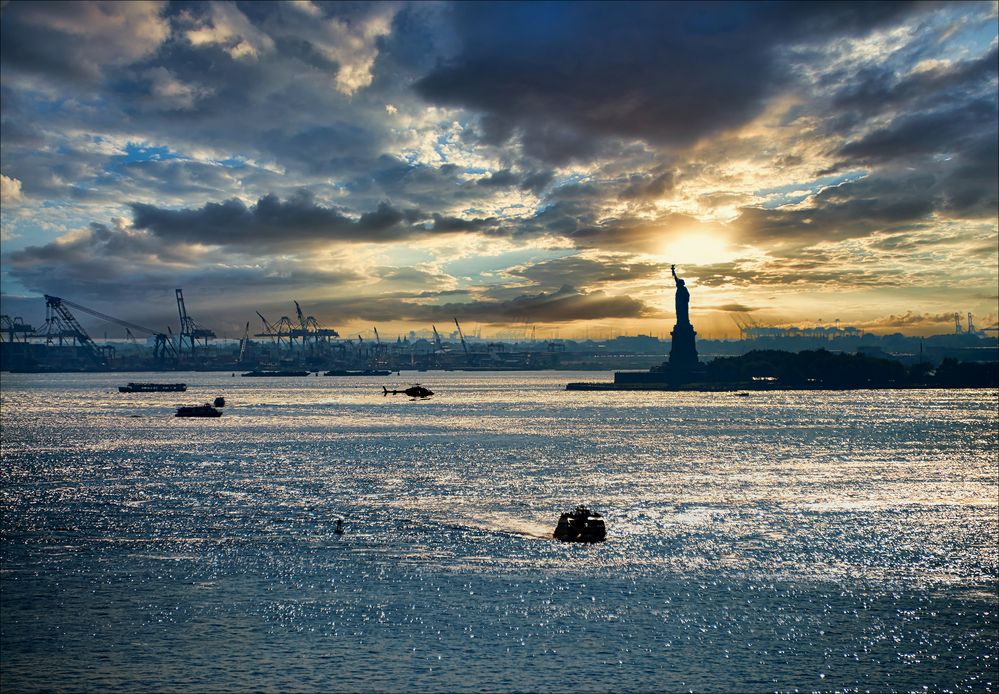 Sonnenuntergang in New York