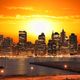 Sonnenuntergang in New York City
